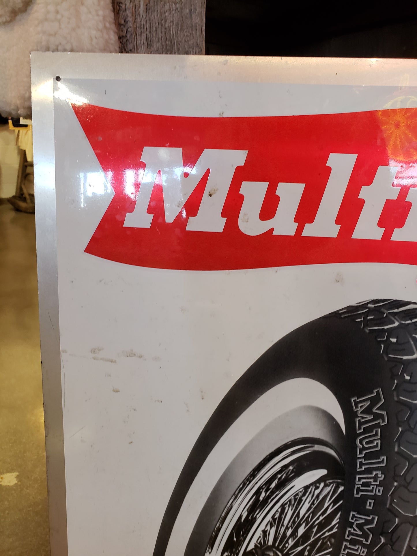 Multi-Mile Tires sign