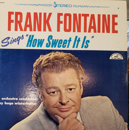 Frank Fontaine sings "How Sweet it is"