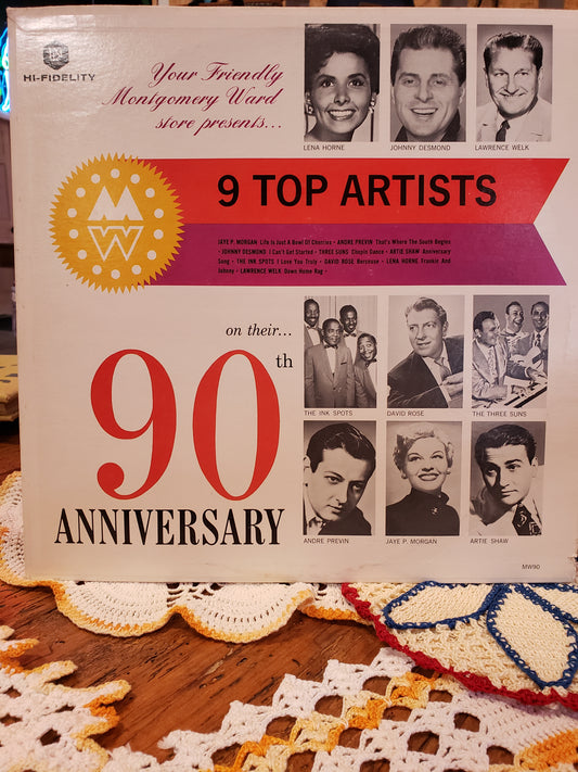 9 Top Artists on their (Montgomery Ward's) 90th Anniversary