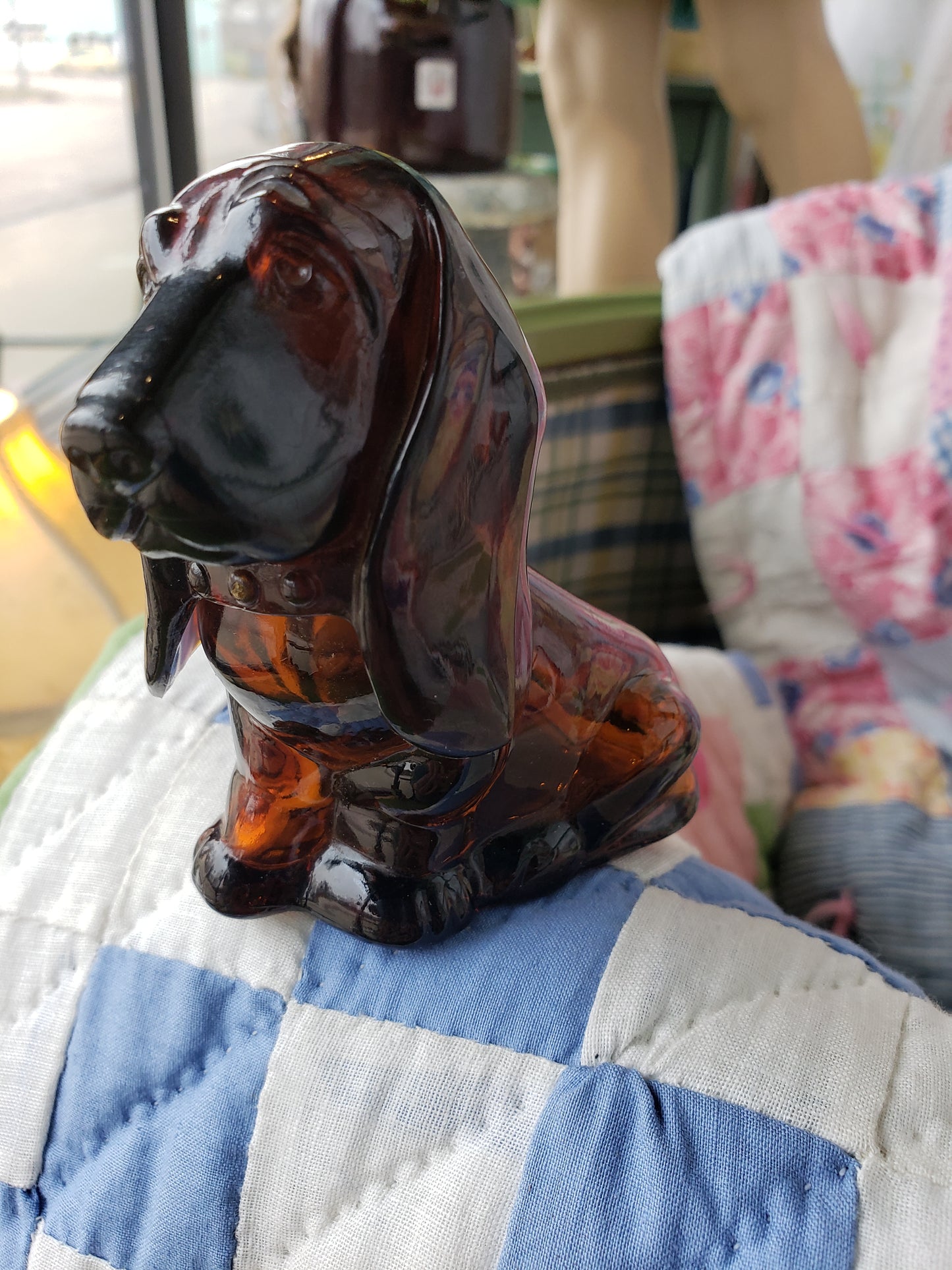 AVON Basset Hound decanter