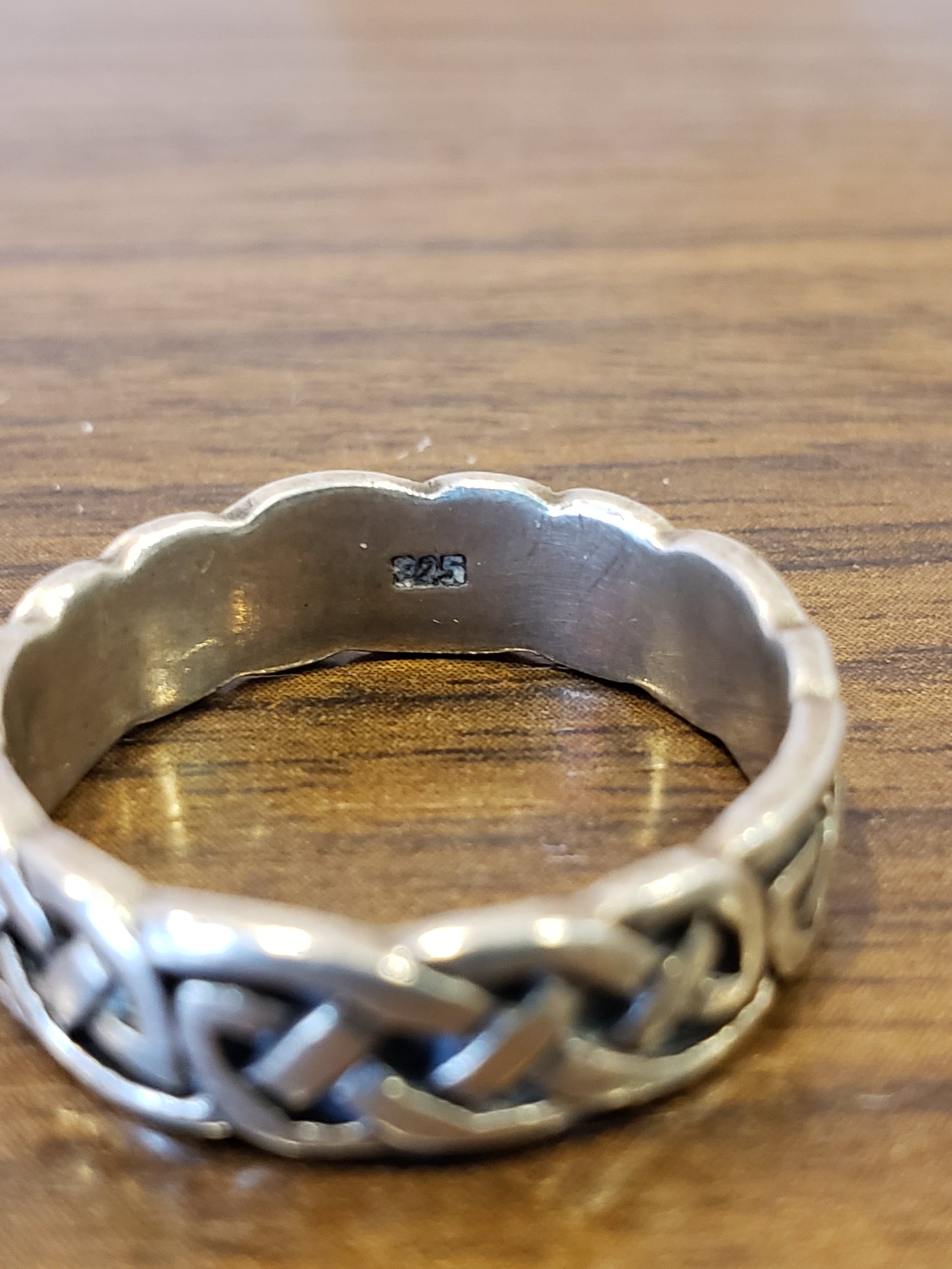 .925 Celtic Ring size 9