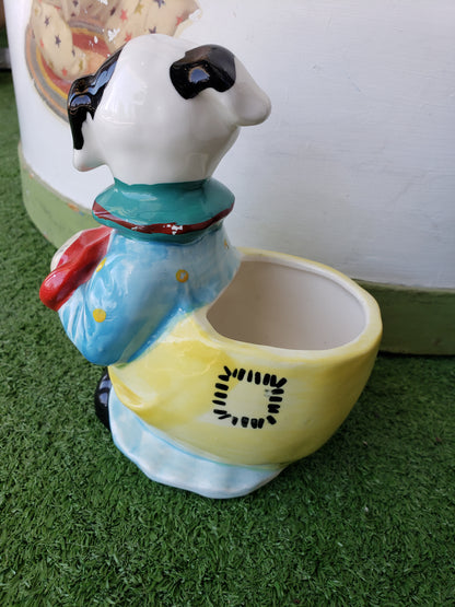 Clown Dog planter