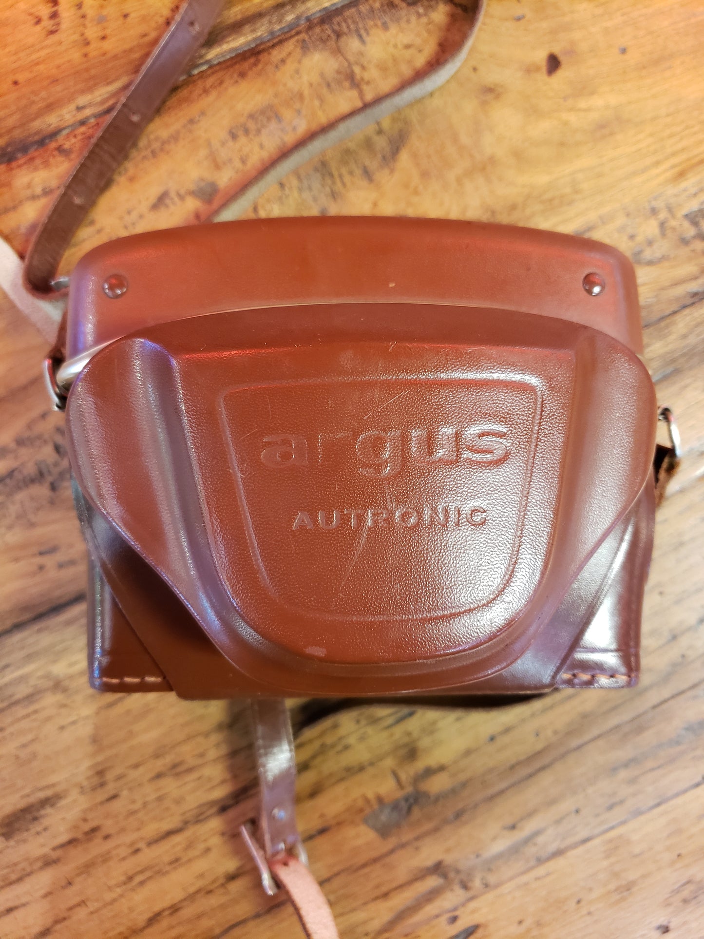 ARGUS Autronic II camera with leather case