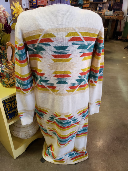 Pendleton Pacific City Duster in Soft Ecru Multi