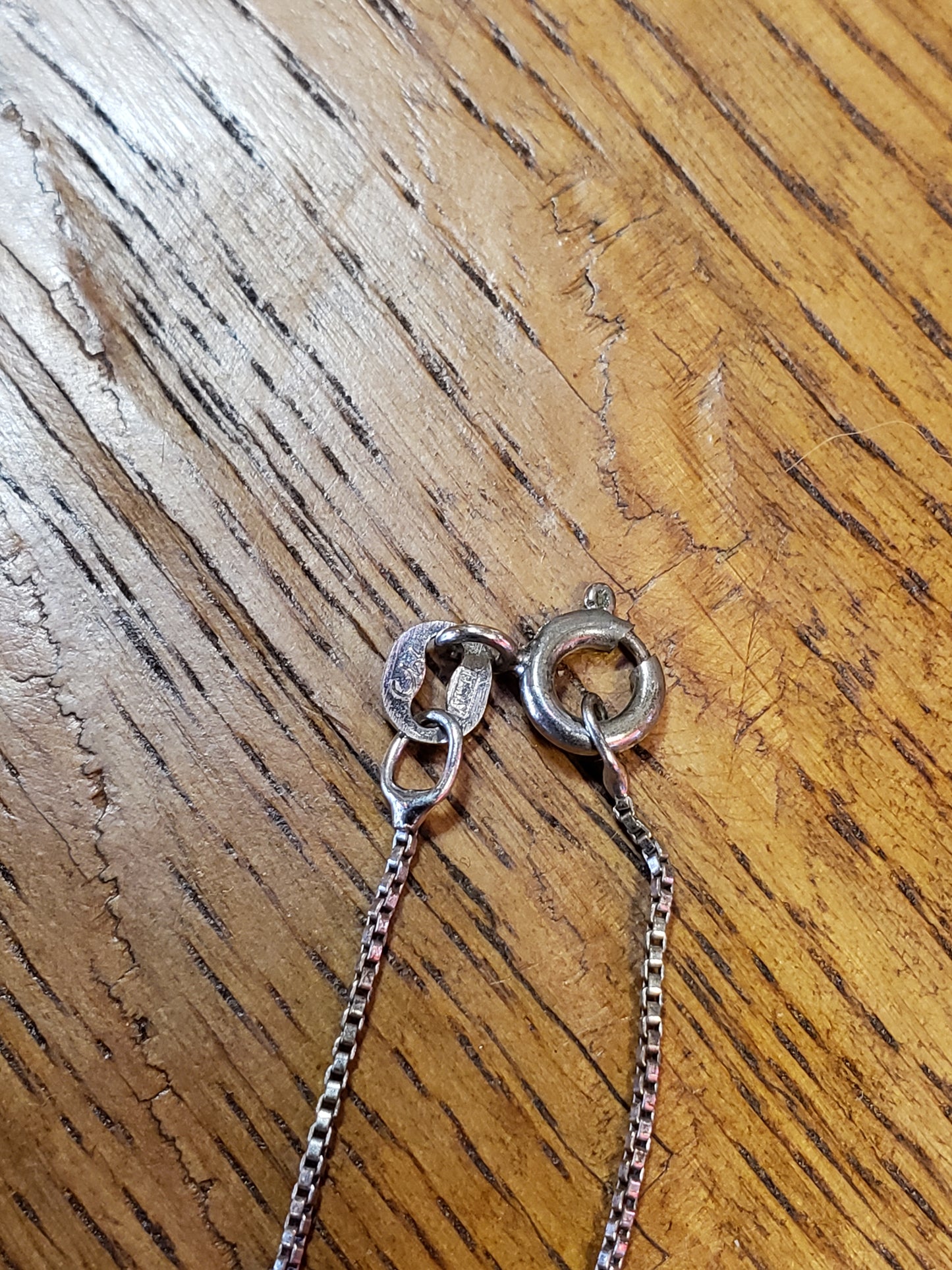 Sterling Double Heart necklace