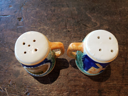 Dutch Windmill salt and pepper shaker set