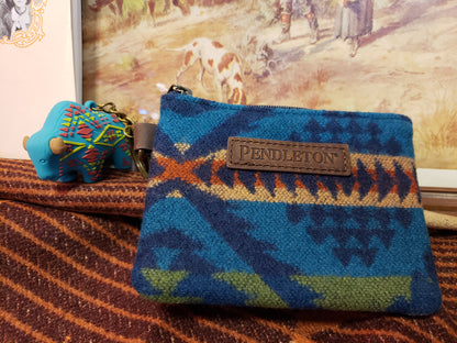 Pendleton ID Pouch with Buffalo Keychain