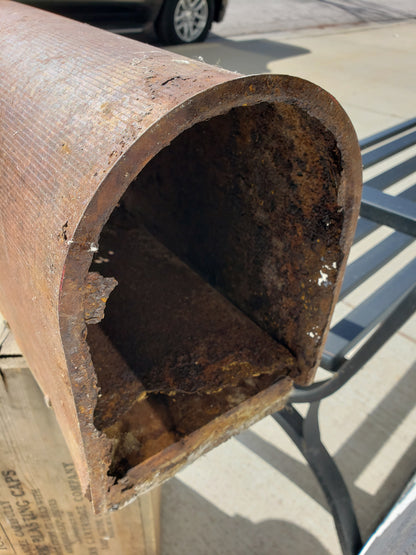 Rusty Vintage Mailbox for Garden Decor