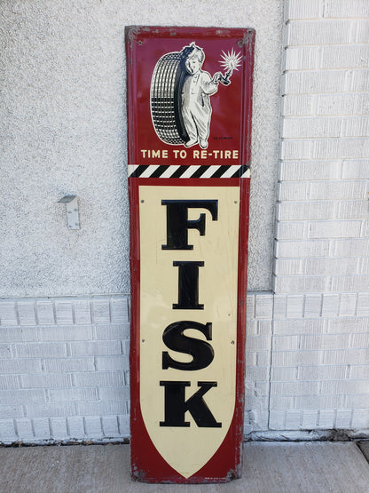 FISK Tire Sign