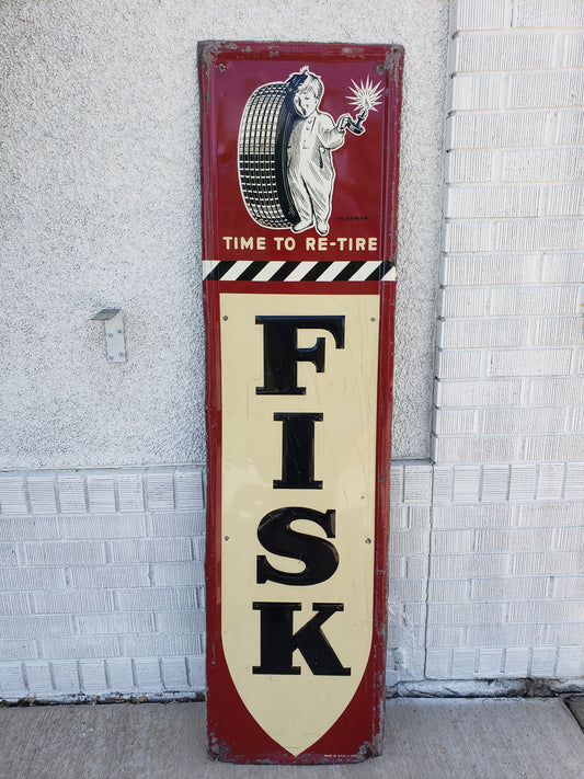 FISK Tire Sign