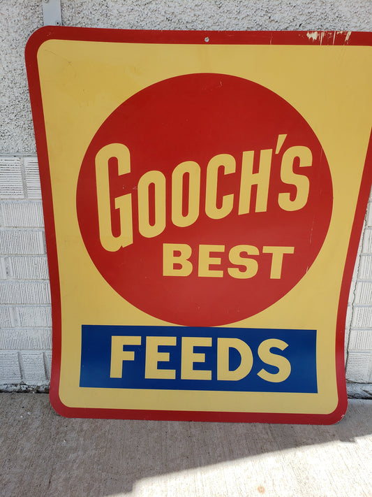 Gooch's Best Feeds vintage sign