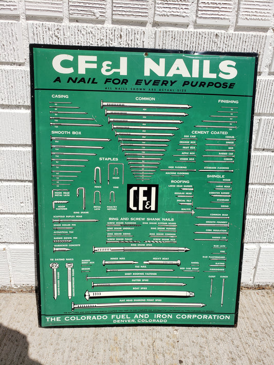 C F & I Nails sign