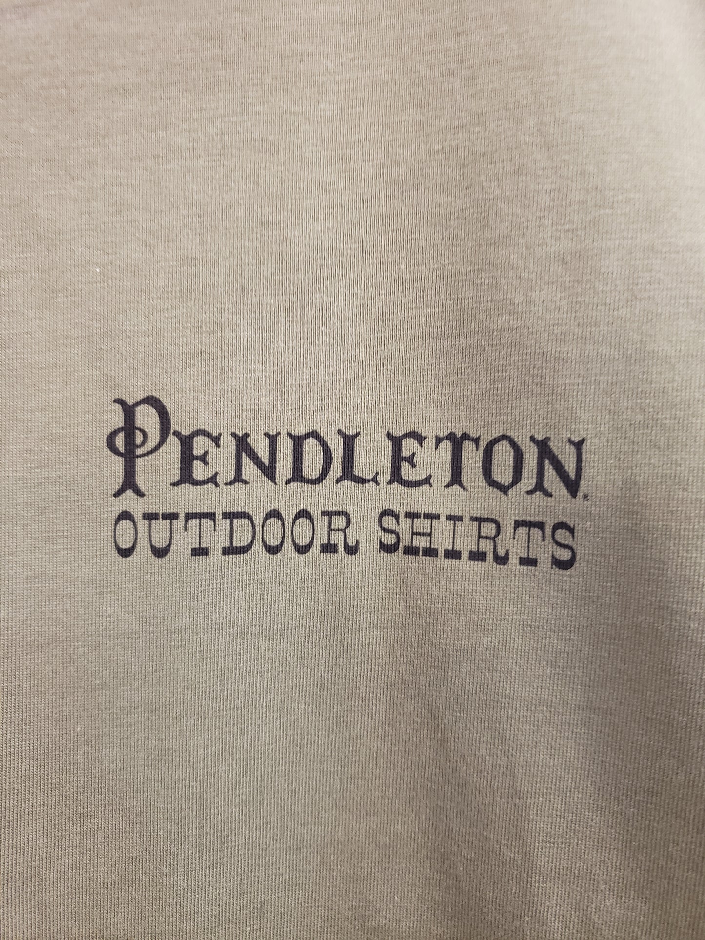 Pendleton Century Rodeo Graphic Tee in Army/ Brown