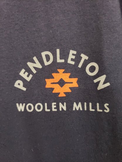 Pendleton Bison Graphic Tee in Navy/ Multi