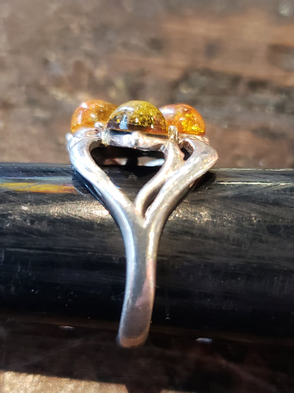 Amber ring size 8