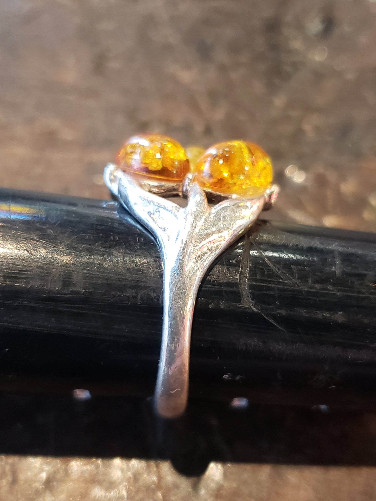 Amber ring size 8