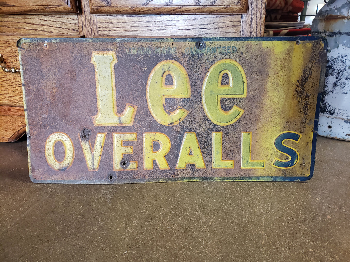 Lee Overalls sign