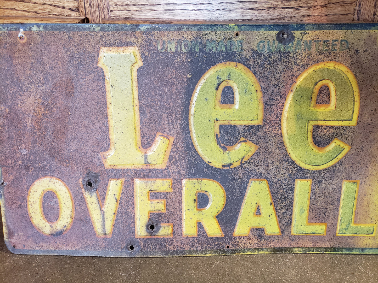 Lee Overalls sign