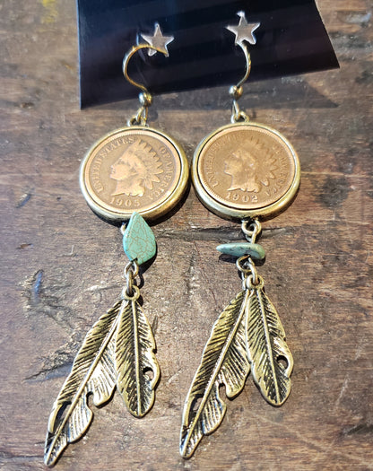 1902/ 1905 Penny earrings