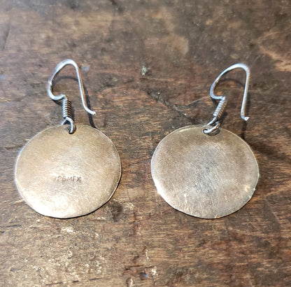 Sterling Wolf Earrings