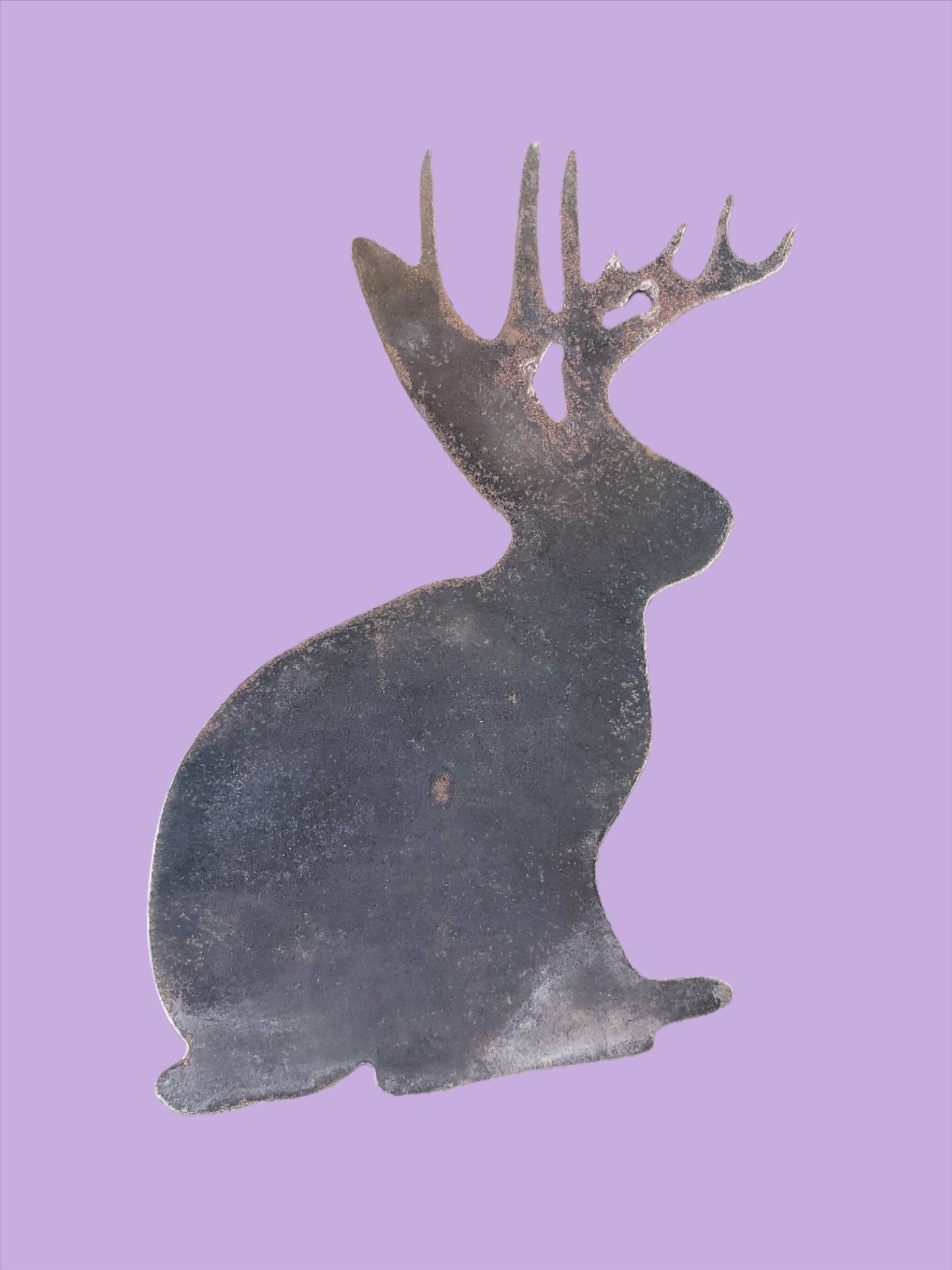 Jackalope Metal art magnet