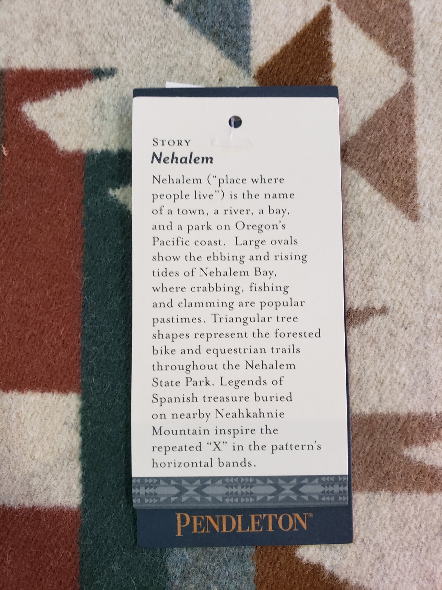 Pendleton Saddle Blanket in Nehalem Natural