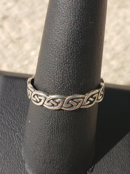 .925 Ring with Celtic Symbols