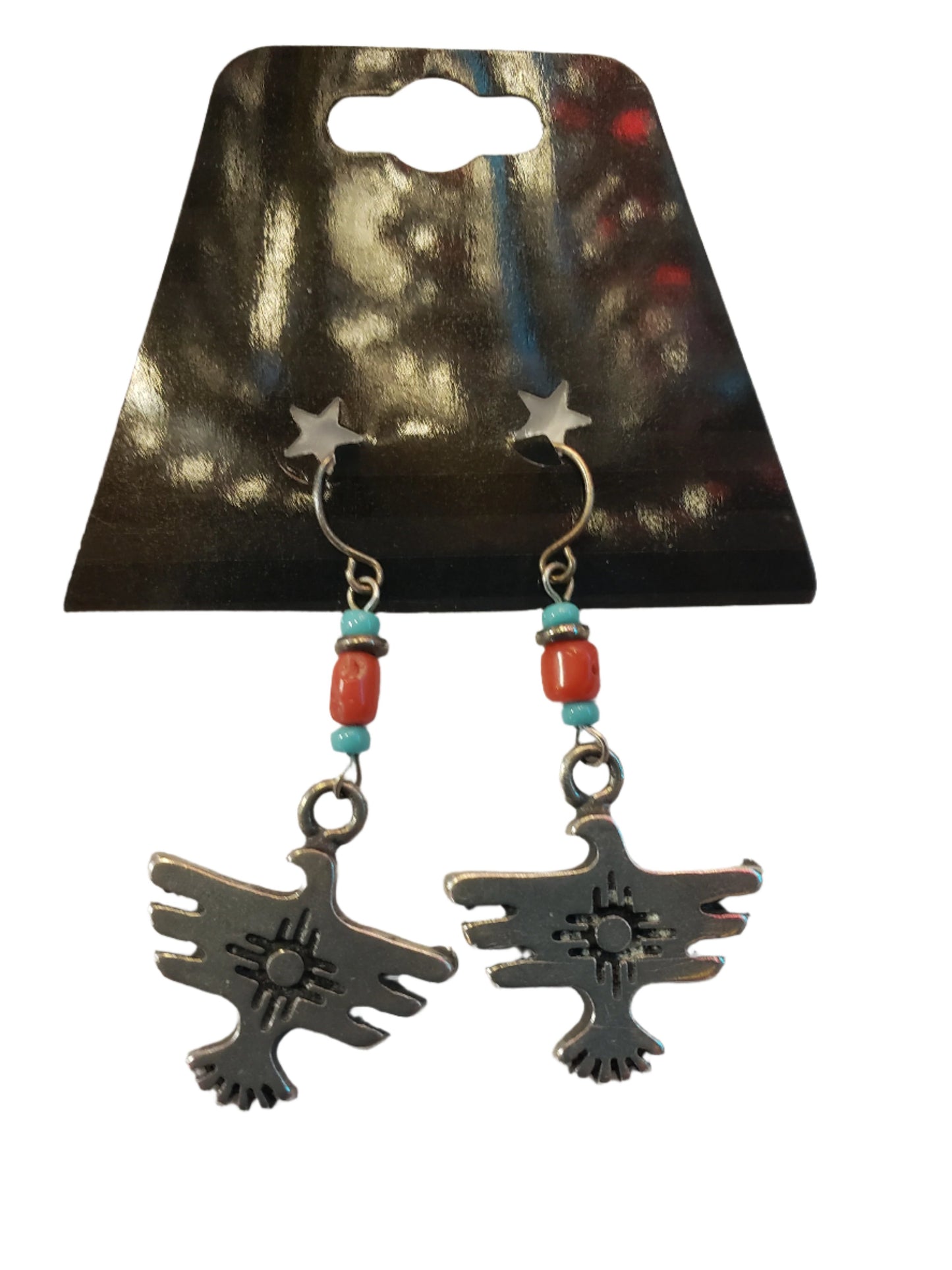 Sterling Thunderbird earrings