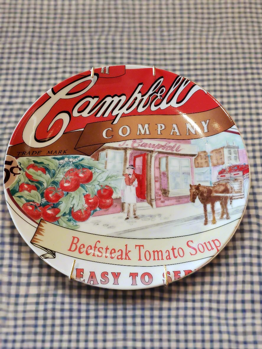 Campbell's Soup Beefsteak Tomato Label Plate