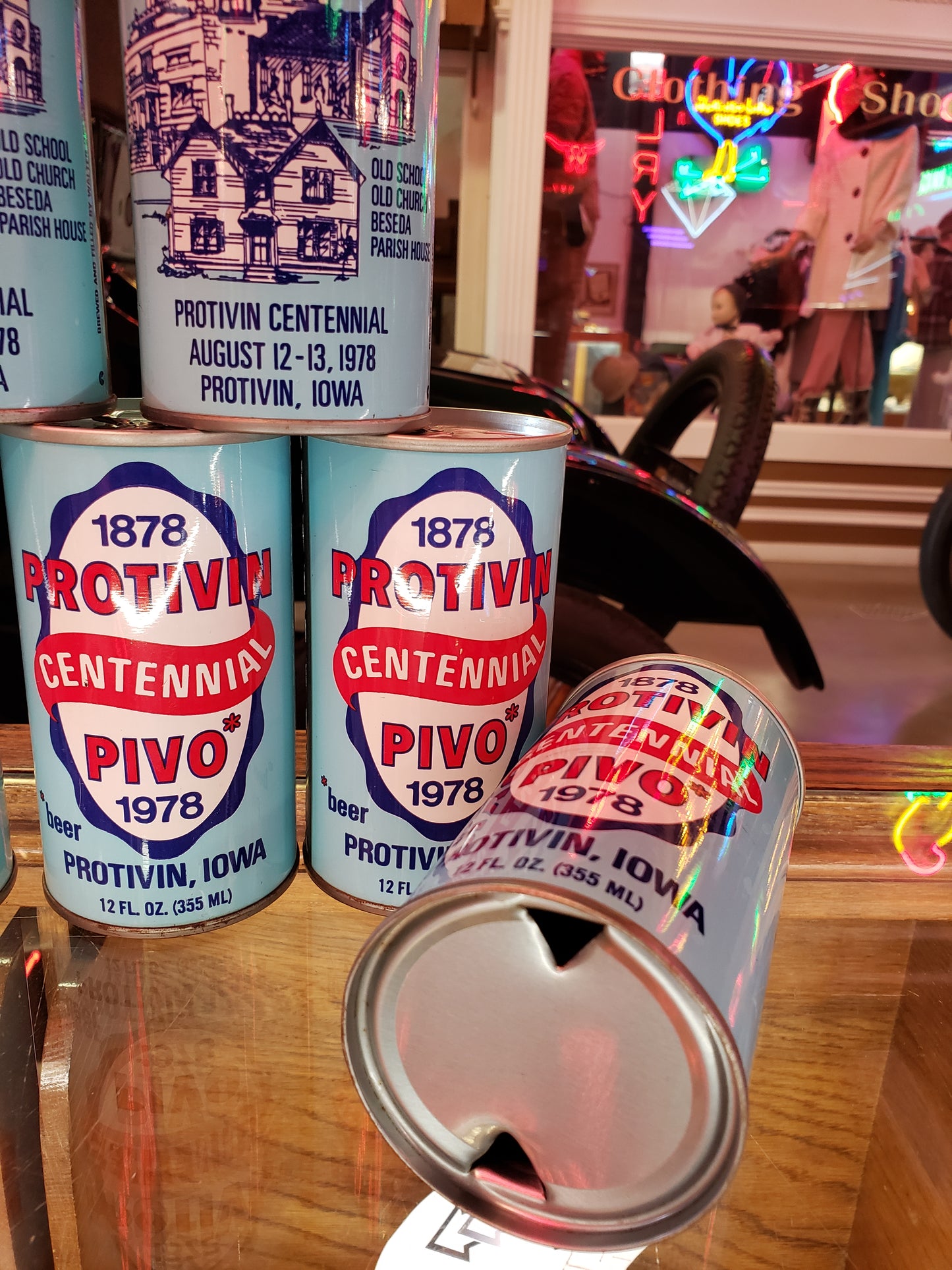 PIVO Beer Can set of 6 (Empty)