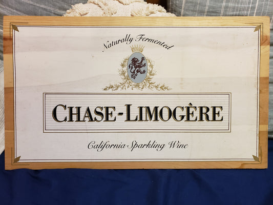 Chase-Limoge're Wine Crate Lid