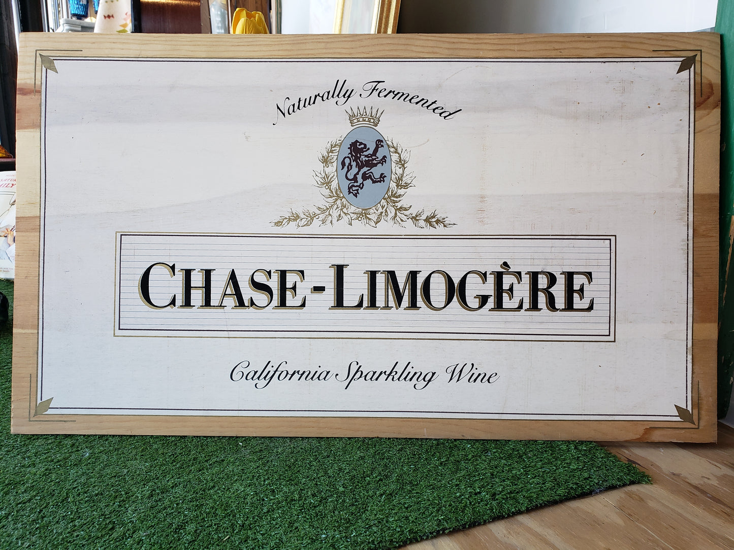 Chase-Limoge're Wine Crate Lid