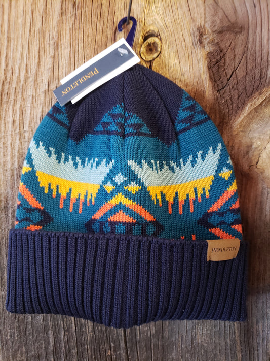 Pendleton Knit Cap in Nehalem Aqua