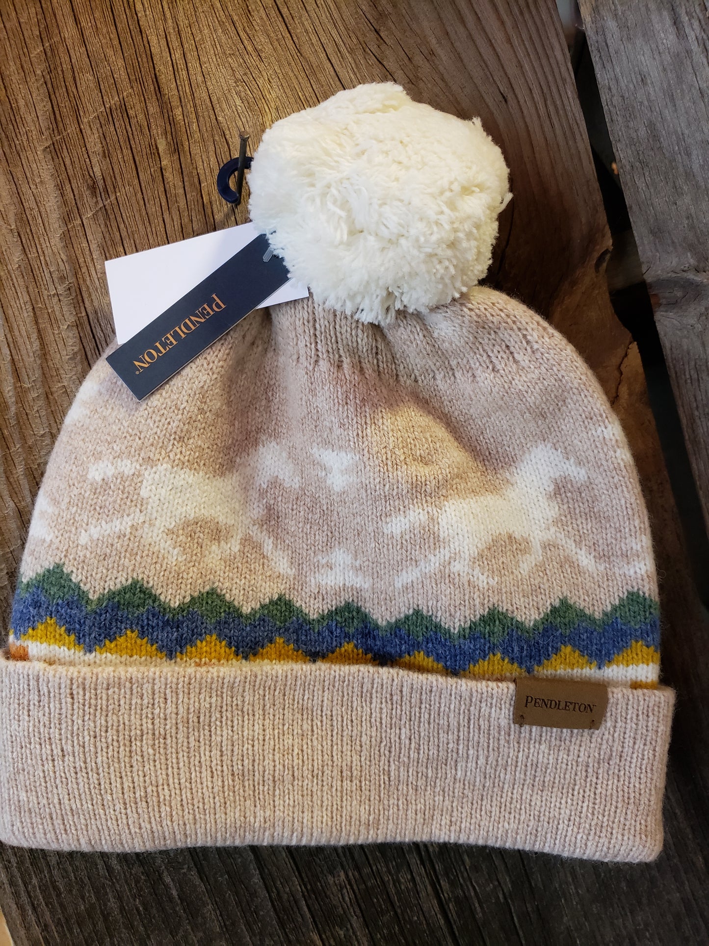 Pendleton Hat with Pom Pom