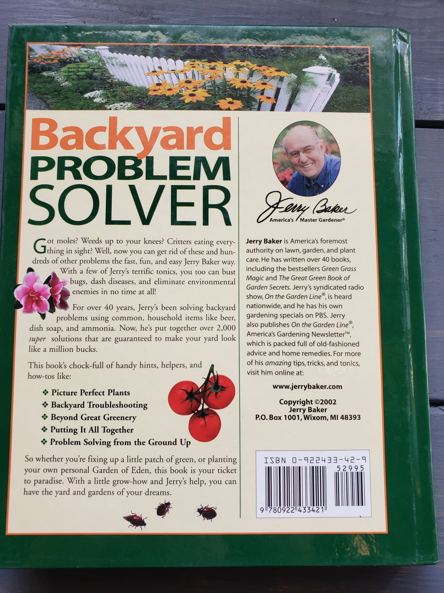 Jerry Baker, Backyard Problem Solver