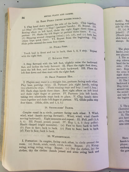 1911 Office of Indian Affairs Social Plays book