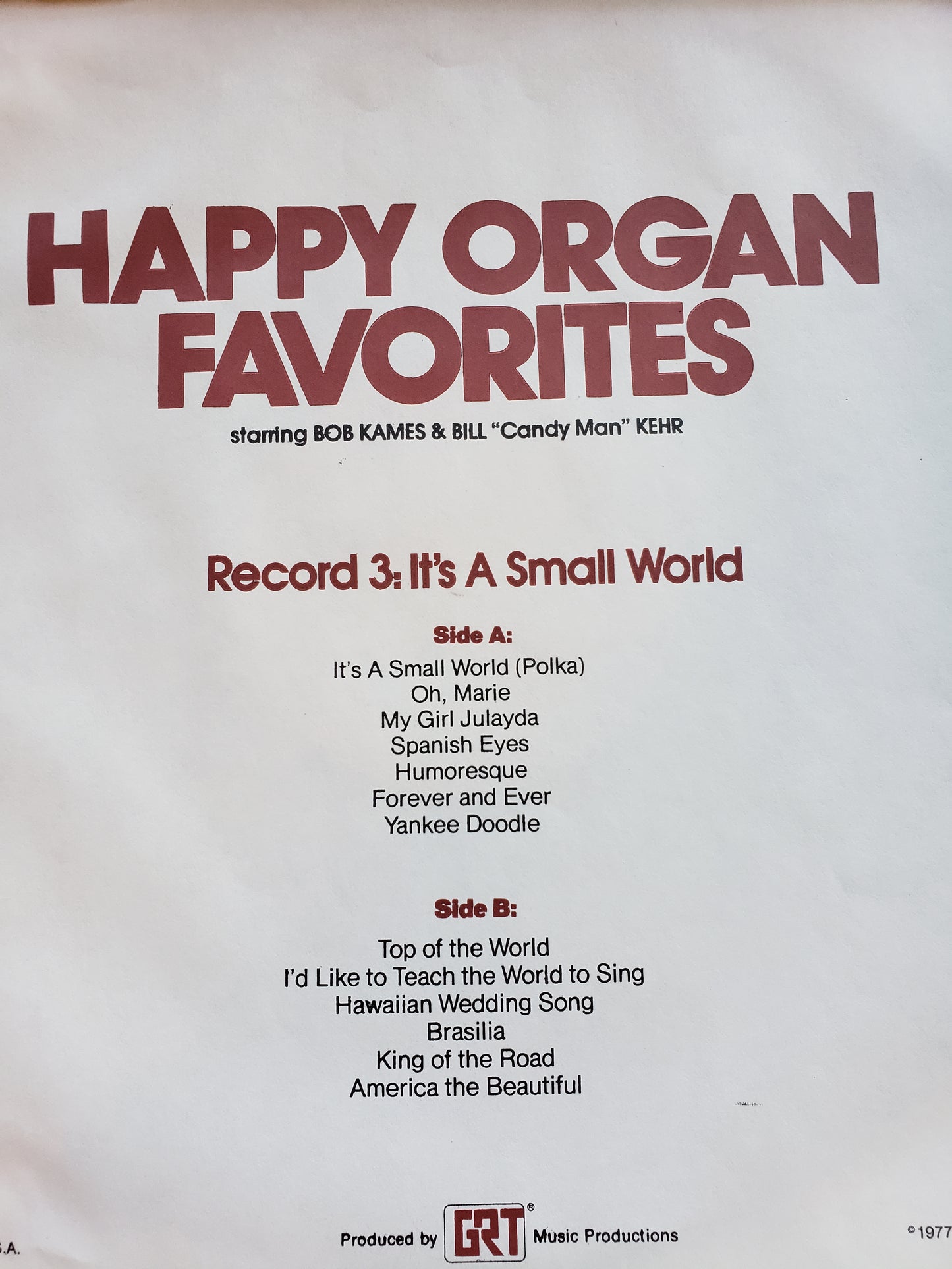 Happy Organ Favorites box set