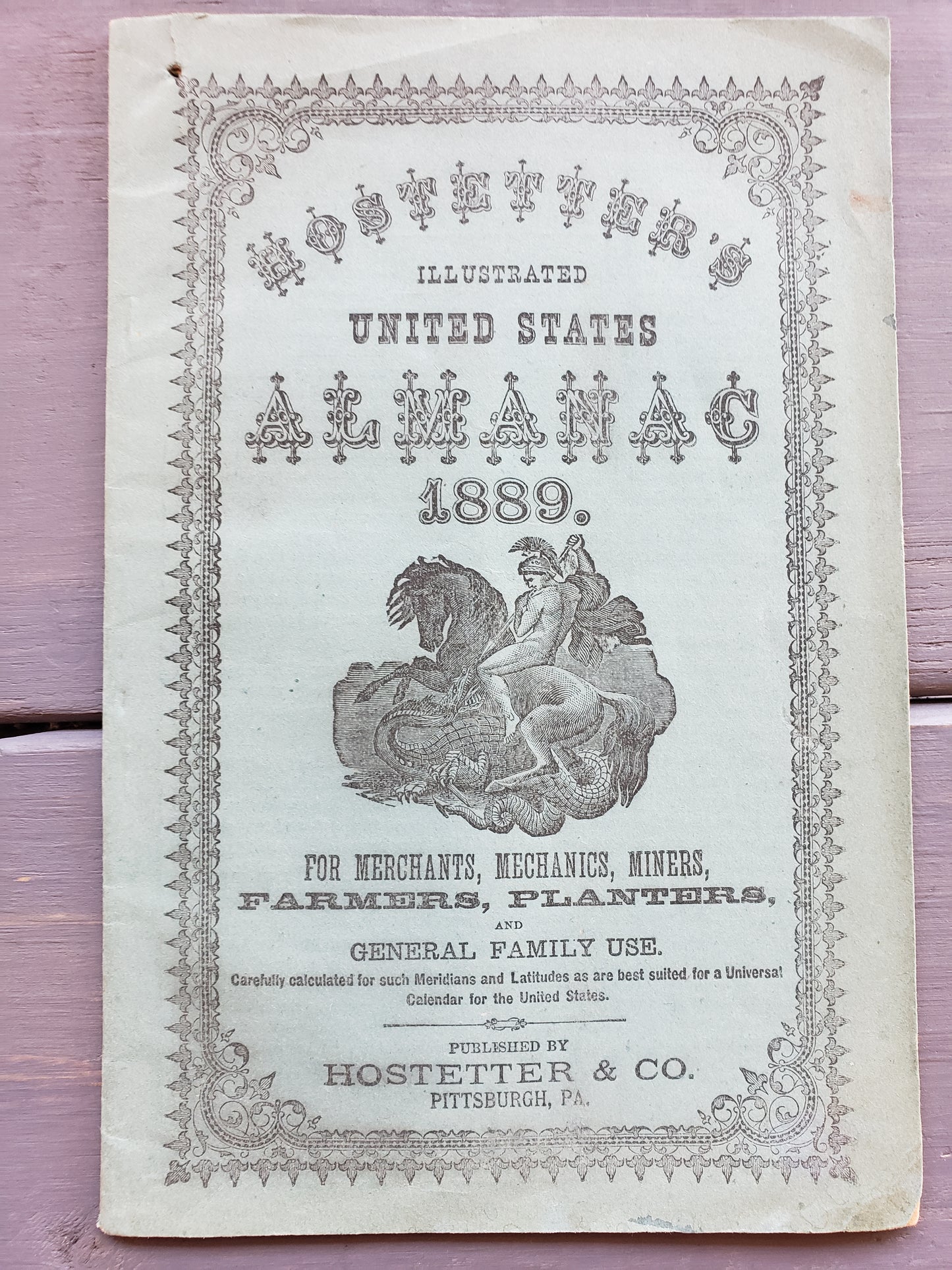 Hostetter's Illustrated United States ALMANAC 1889