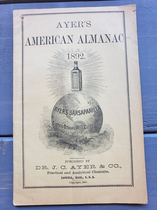 Ayers American Almanac 1892