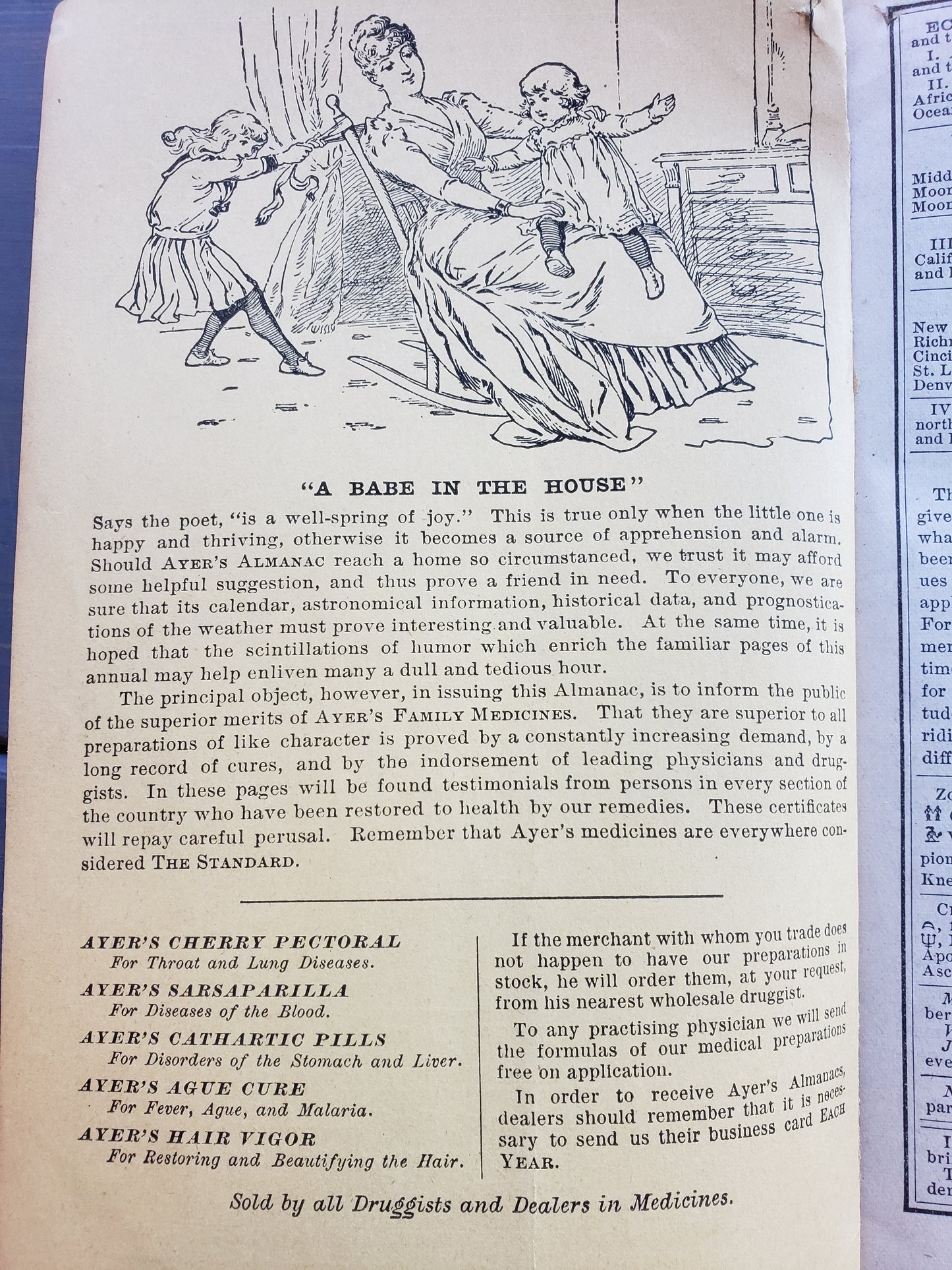 Ayers American Almanac 1892