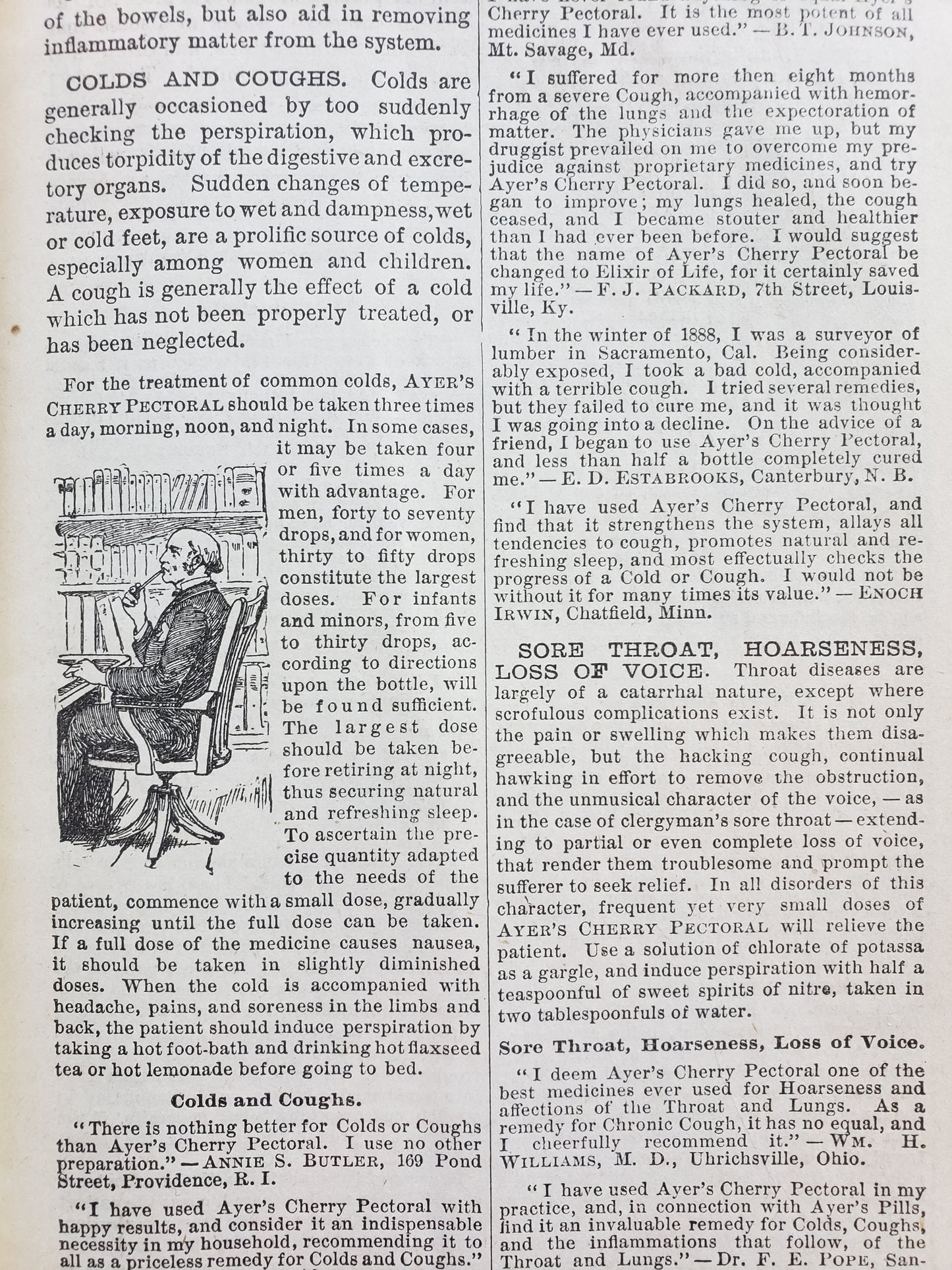 Ayers American Almanac 1892