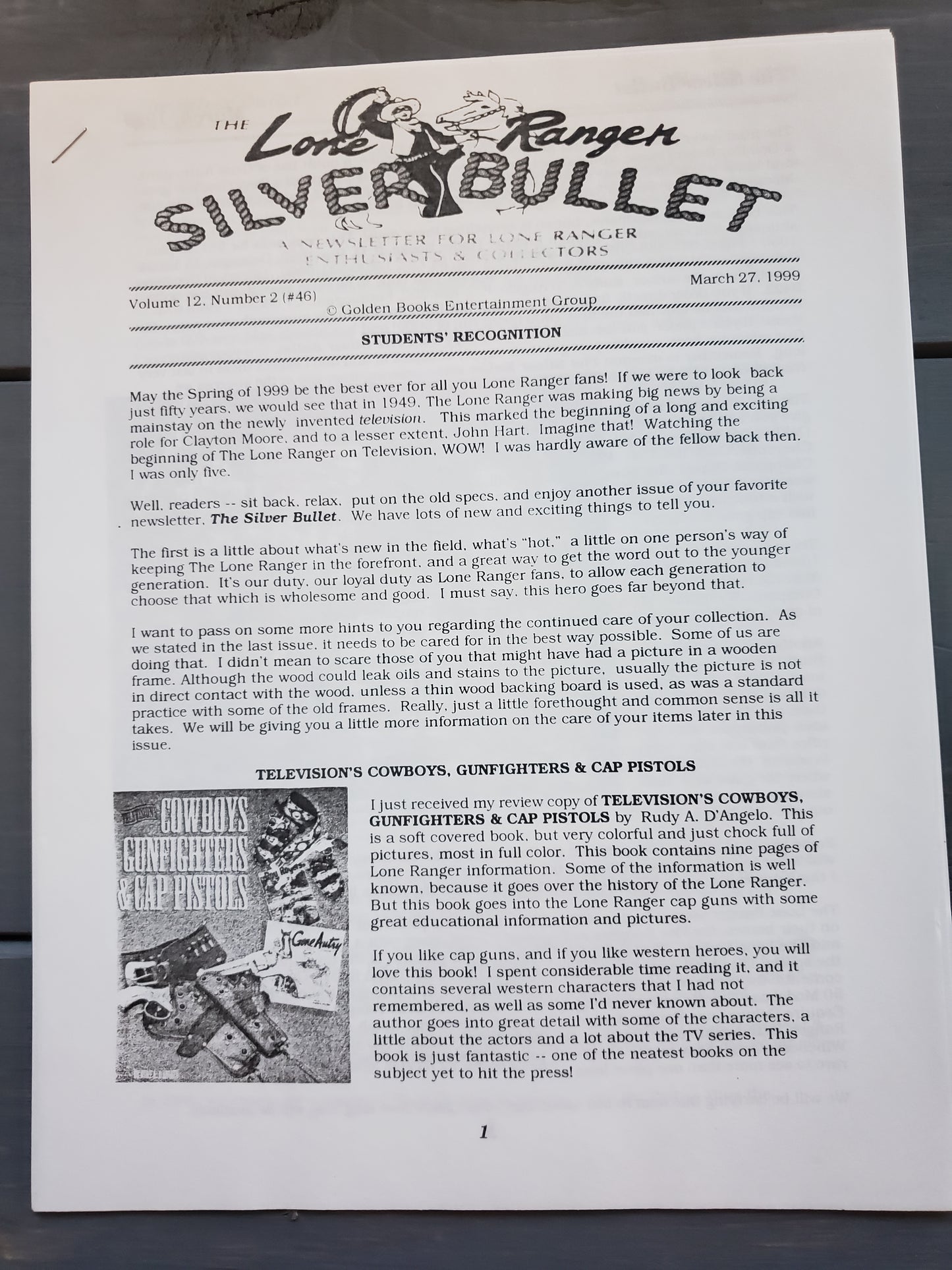 The Lone Ranger Silver Bullet Newsletter (14 issues)