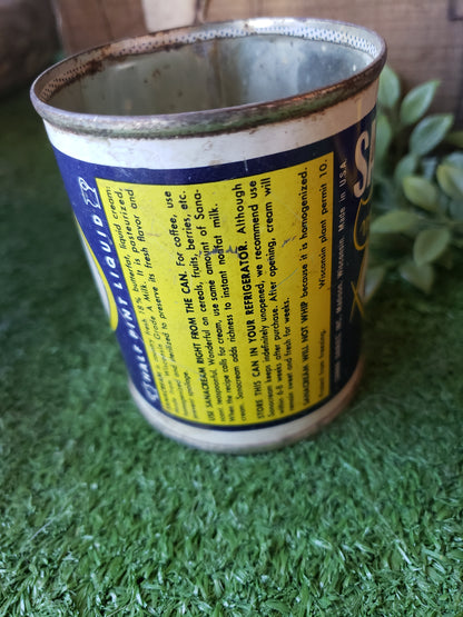 Sanacream Liquid Cream tin (no lid)