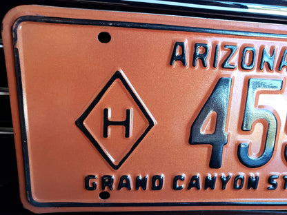 1966 Arizona Highway Dept. License Plate H 4550