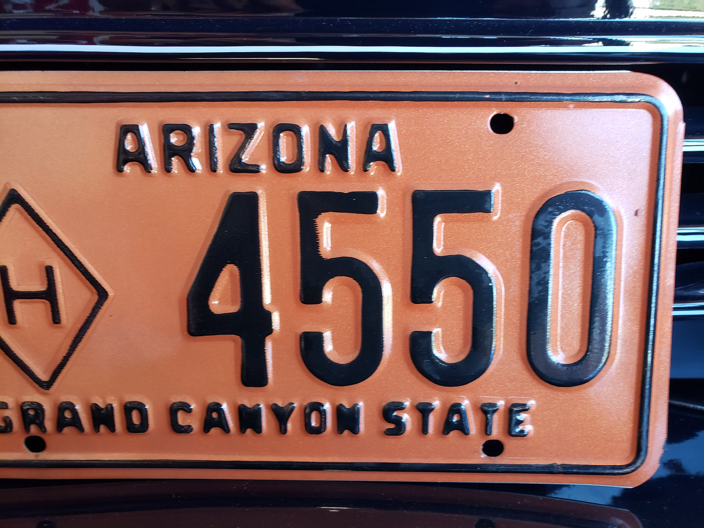 1966 Arizona Highway Dept. License Plate H 4550