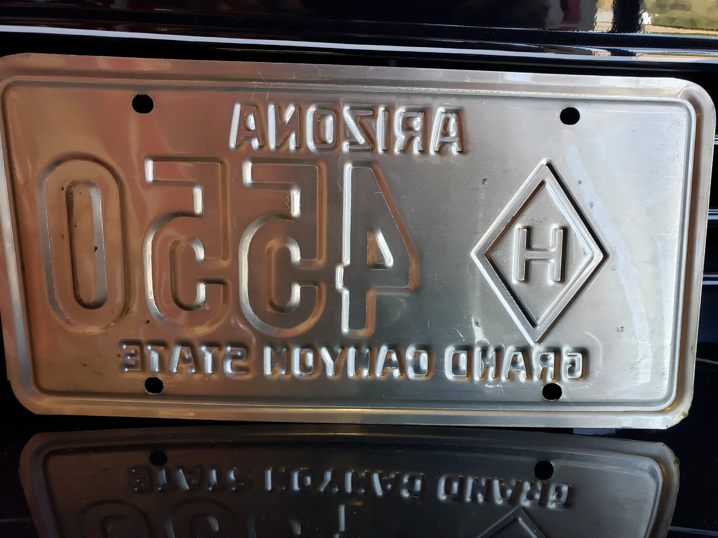 1966 Arizona Highway Dept. License Plate H 4550