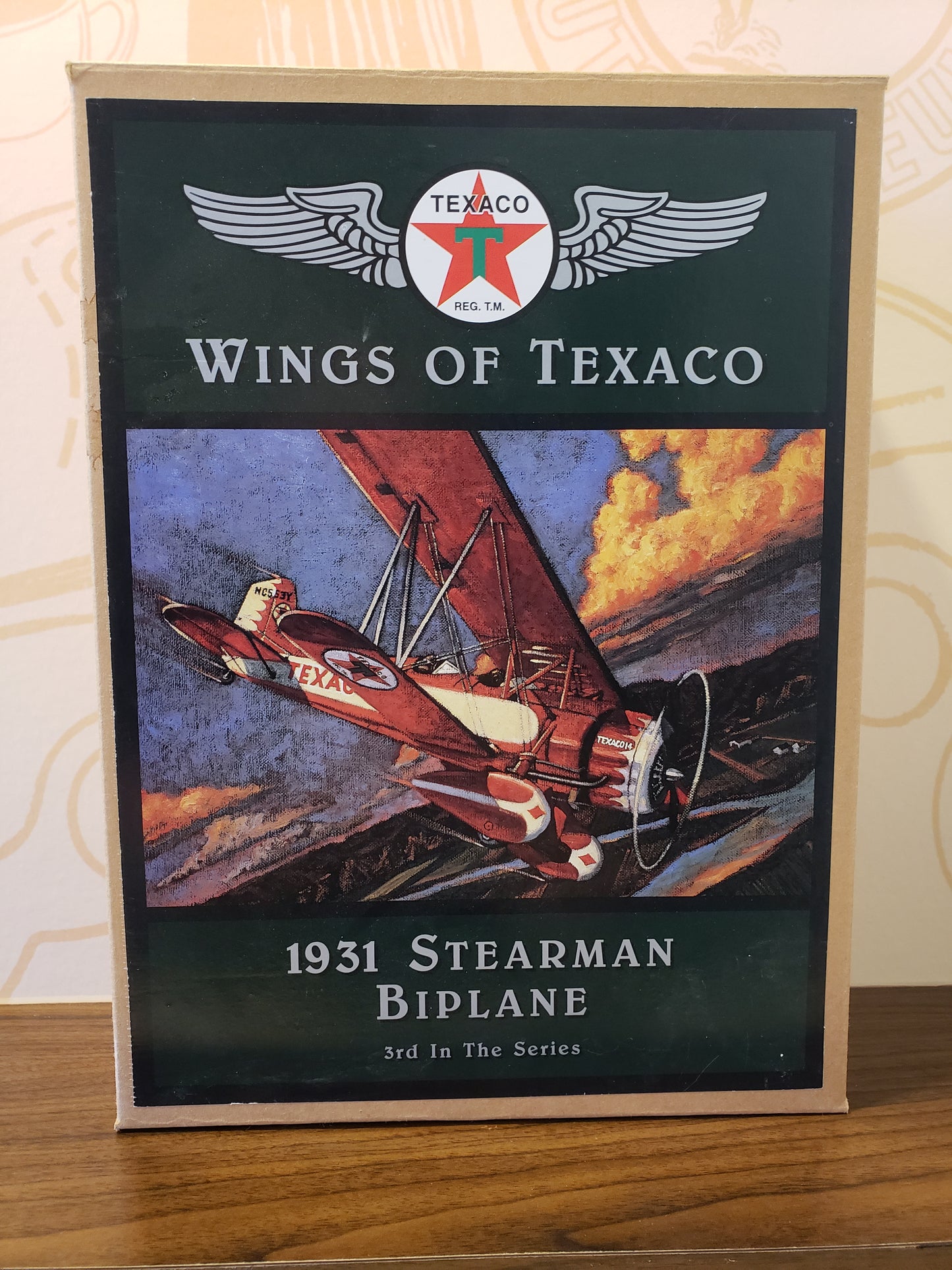 1931 Stearman Biplane diecast model bank