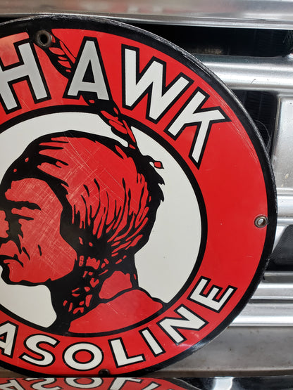 Mohawk Gasoline repop porcelain sign