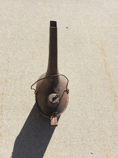 Antique Railroad Oil Can with squared spout