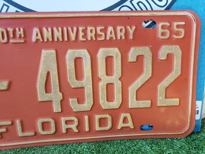 1965 Florida License Plate (400th Anniversary) 7-49822